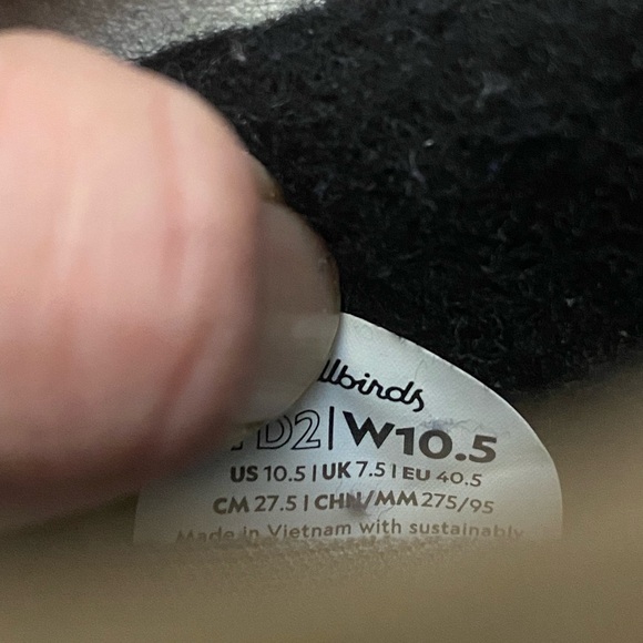 Allbirds Womens White Tree Dashers 2 Utility Sneakers Shoes Size 10.5 Running - Picture 10 of 11